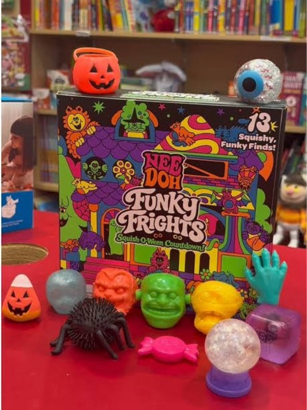 Nee Doh Funky Frights Squish-O-Ween Toy Set - Multicolor